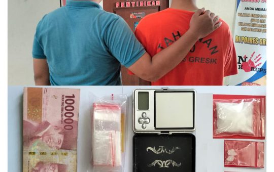 Polres Gresik Ringkus Pemuda Pengedar Sabu di Wringinanom, Sita 9,1 Gram