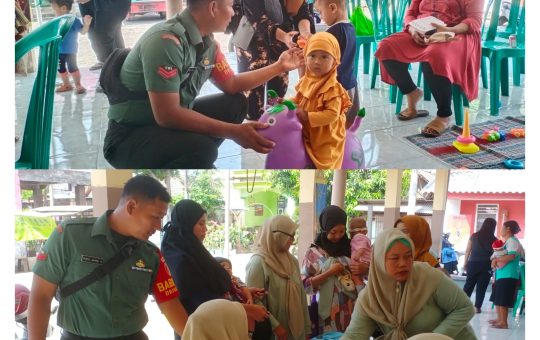 Babinsa Dorong Terwujudnya Balita Sehat dan Berkualitas