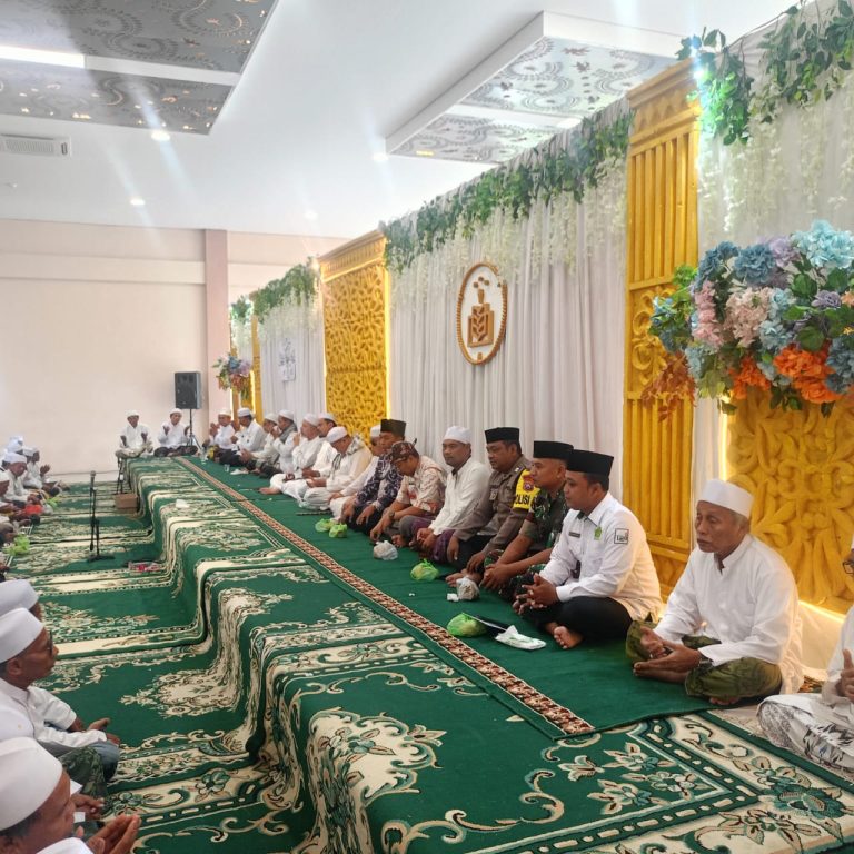 Majelis Dzikir dan Maulidurrasul di Labang, Koramil 0829-07 Hadir Jaga Kedekatan dengan Masyarakat
