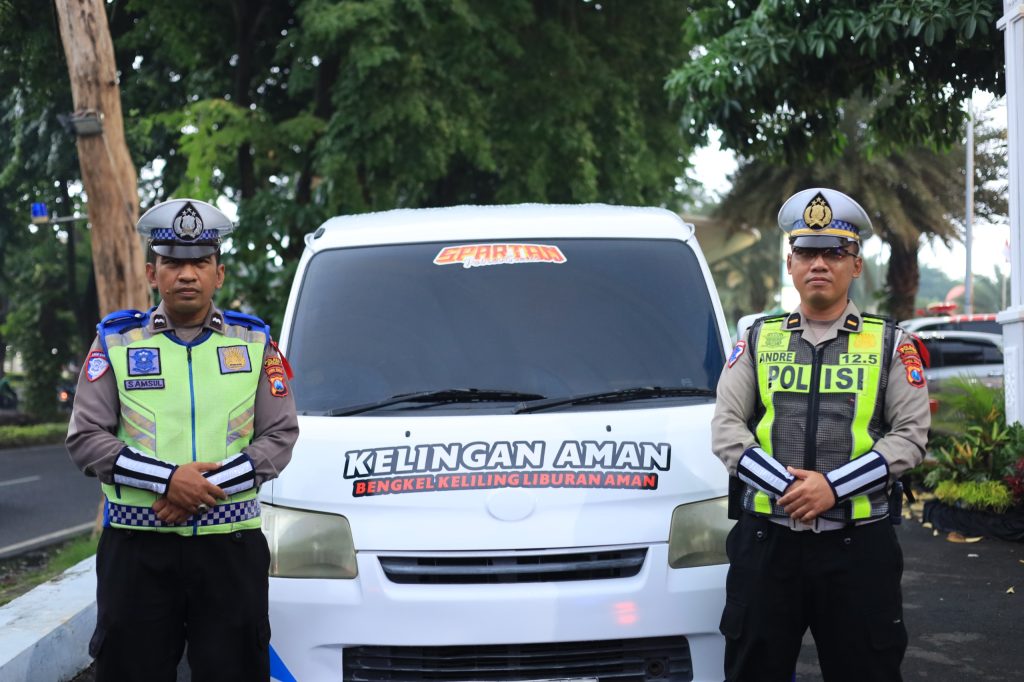 Antisipasi Kendaraan Mogok Saat Nataru, Satlantas Polres Gresik Turunkan Mobil KELINGAN AMAN