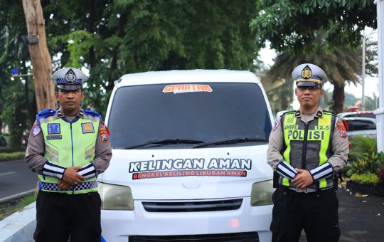 Antisipasi Kendaraan Mogok Saat Nataru, Satlantas Polres Gresik Turunkan Mobil KELINGAN AMAN