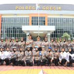 Kapolres Gresik AKBP Rovan Richard Mahenu Pimpin Apel Terakhir Titipkan Doa untuk Anggota