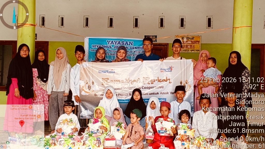 Semen Indonesia Cooperative Gelar Santunan Anak Yatim dan Dhuafa di Yayasan Riyadhul Jinaan Gending
