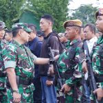 Kasrem 084/Bhaskara Jaya Pimpin Apel Gelar Pasukan Pengamanan Kunjungan Wapres RI di Surabaya