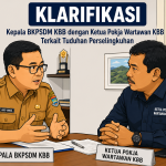 Ketua Pokja Wartawan KBB Angkat bicara terkait Pernyataan Klarifikasi Sepihak Kepala BKSM KBB atas Dugaan Perselingkuhan 