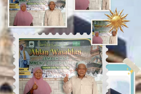 ‎Ahlan Wa Sahlan Jamaah Haji 1447 H/2026, MWCNU Duduksampeyan Gelar Penyambutan Penuh Khidmat dan Haru