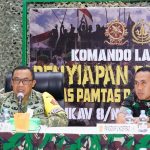 Dankodiklatad Pastikan Kesiapan Yonkav 8/NSW Hadapi Penugasan Pamtas RI–Malaysia Dankodiklatad Pastikan Kesiapan Yonkav 8/NSW Hadapi Penugasan Pamtas RI–Malaysia
