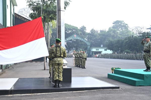 Kodiklatad Gelar Upacara Bendera 17-an, Kasad Tekankan Disiplin, Integritas dan Profesionalisme