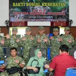 Komandan Lanal Bandung Beserta Ketua Cabang 9 Daerah Kodaeral III GJK RI Hadiri Bakti Sosial Kesehatan TNI Dalam Rangka Memperingati HUT ke-81 TNI Tahun 2026